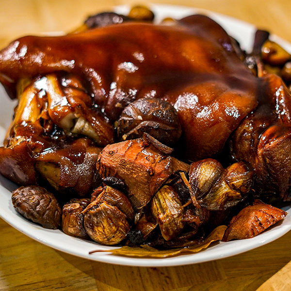 Braised Pork Trotter With Mushrooms Chestnut Instant Pot Singapore