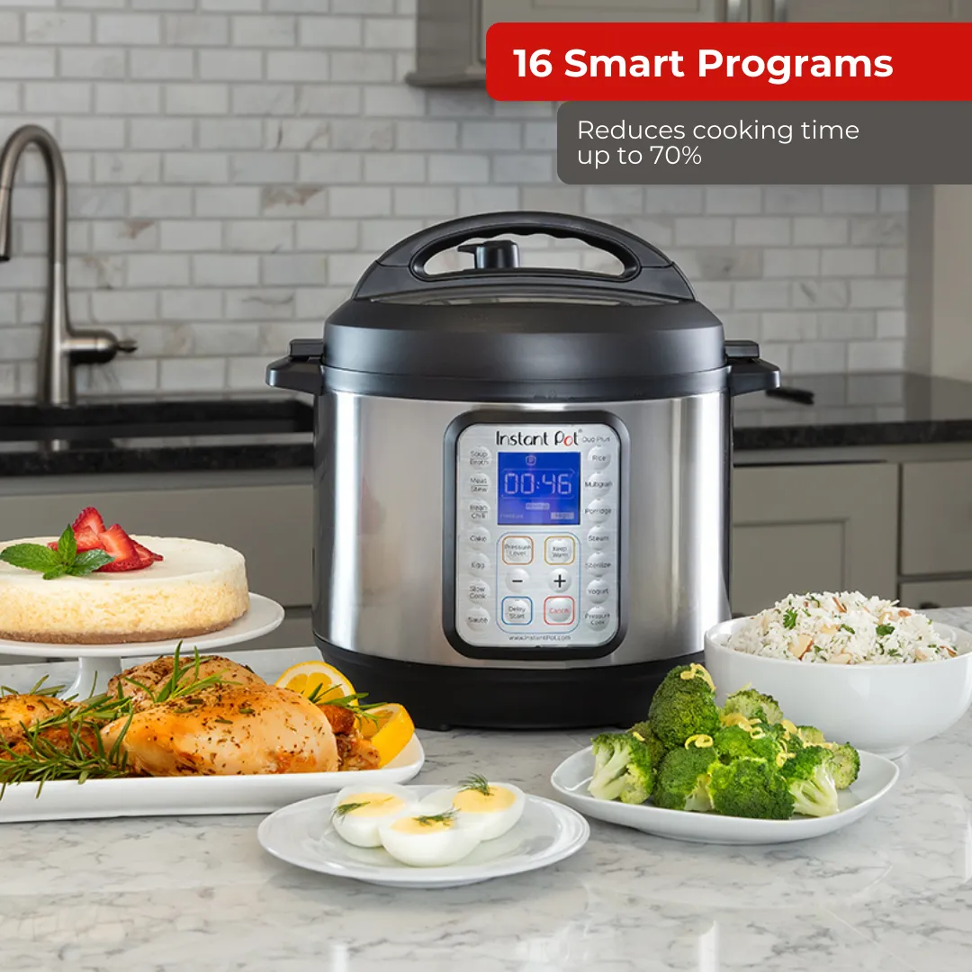 Duo Plus 9-in-1 Multi-Functional Smart Cooker (6 QT/5.7 L) - Instant ...
