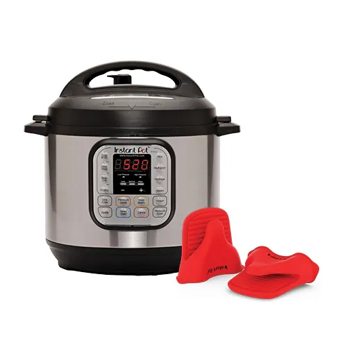Duo 7-in-1 Multi-Functional Smart Cooker with Silicone Mini Mitts (6 QT/5.7  L) - Instant Pot Singapore