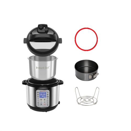  Instant Pot Duo Plus 9-in-1 Electric Pressure Cooker,  Sterilizer, Slow Cooker, Rice Cooker, 6 Quart, 15 One-Touch Programs &  Ceramic Non-Stick Interior Coated Inner Cooking Pot - 6 Quart: Home 